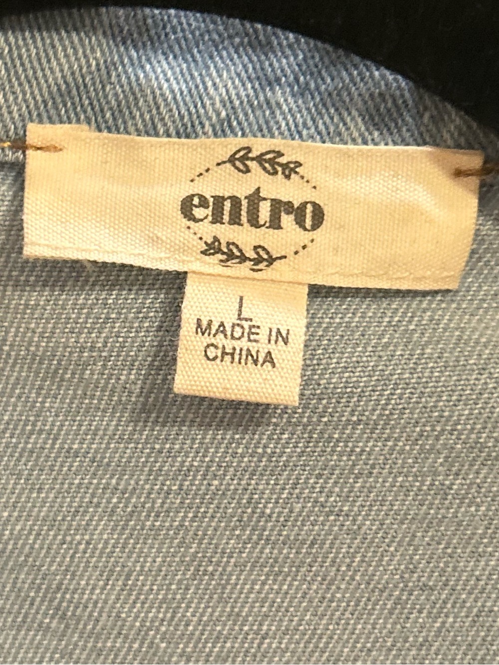 entro Light Blue Denim Romper - Picture 4 of 4